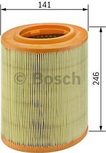 BOSCH F 026 400 039 - Filtro aria autozon.pro