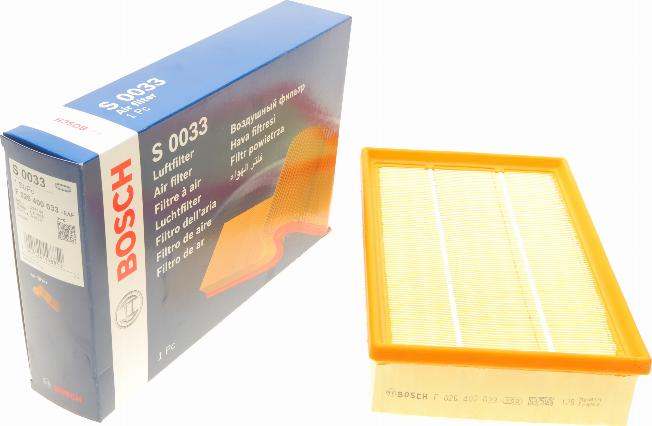 BOSCH F 026 400 033 - Filtro aria autozon.pro