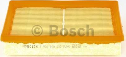 BOSCH F 026 400 037 - Filtro aria autozon.pro