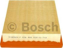 BOSCH F 026 400 025 - Filtro aria autozon.pro