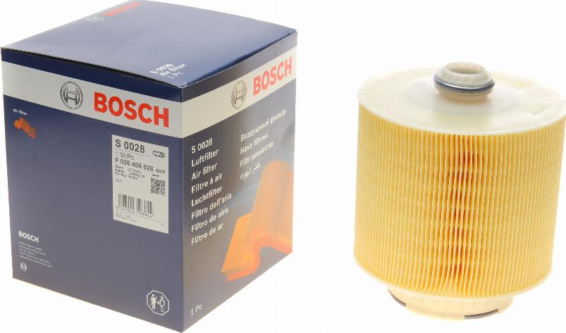 BOSCH F 026 400 028 - Filtro aria autozon.pro