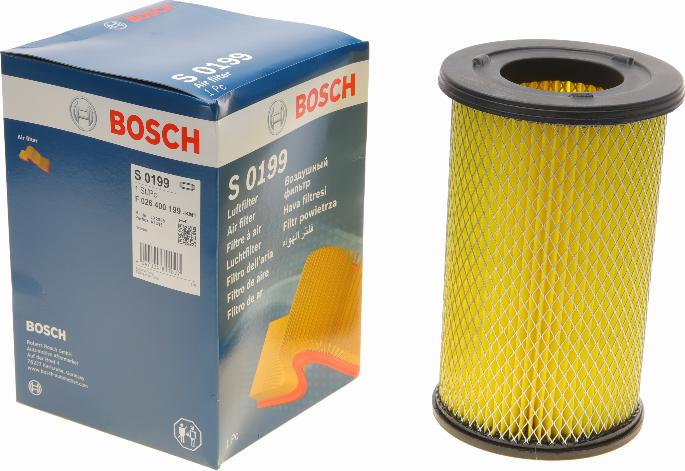 BOSCH F 026 400 199 - Filtro aria autozon.pro