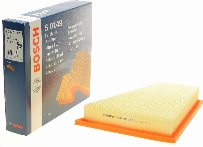 BOSCH F 026 400 149 - Filtro aria autozon.pro