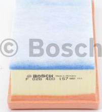 BOSCH F 026 400 157 - Filtro aria autozon.pro