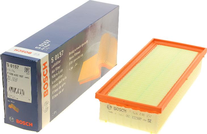 BOSCH F 026 400 157 - Filtro aria autozon.pro