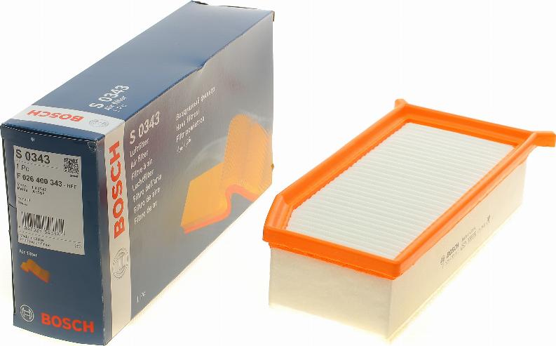 BOSCH F 026 400 343 - Filtro aria autozon.pro