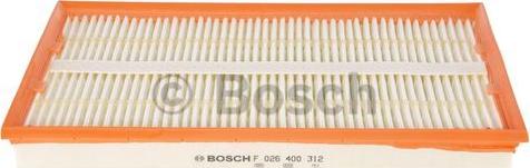 BOSCH F 026 400 312 - Filtro aria autozon.pro