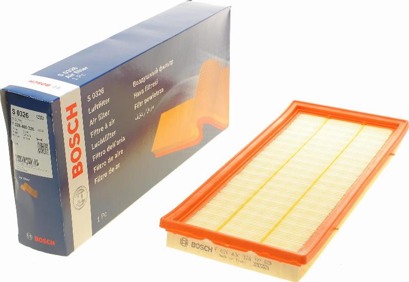 BOSCH F 026 400 326 - Filtro aria autozon.pro