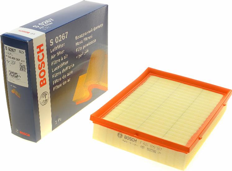 BOSCH F 026 400 267 - Filtro aria autozon.pro