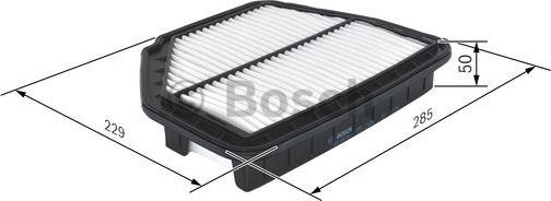 BOSCH F 026 400 203 - Filtro aria autozon.pro