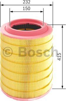 BOSCH F 026 400 211 - Filtro aria autozon.pro