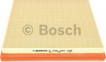 BOSCH F 026 400 236 - Filtro aria autozon.pro