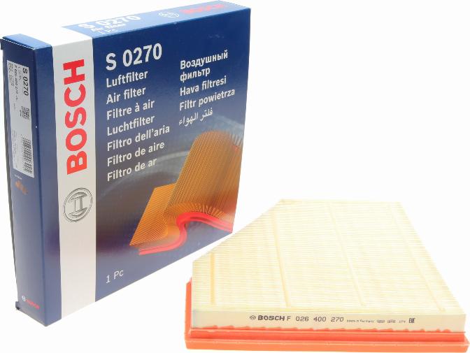 BOSCH F 026 400 270 - Filtro aria autozon.pro