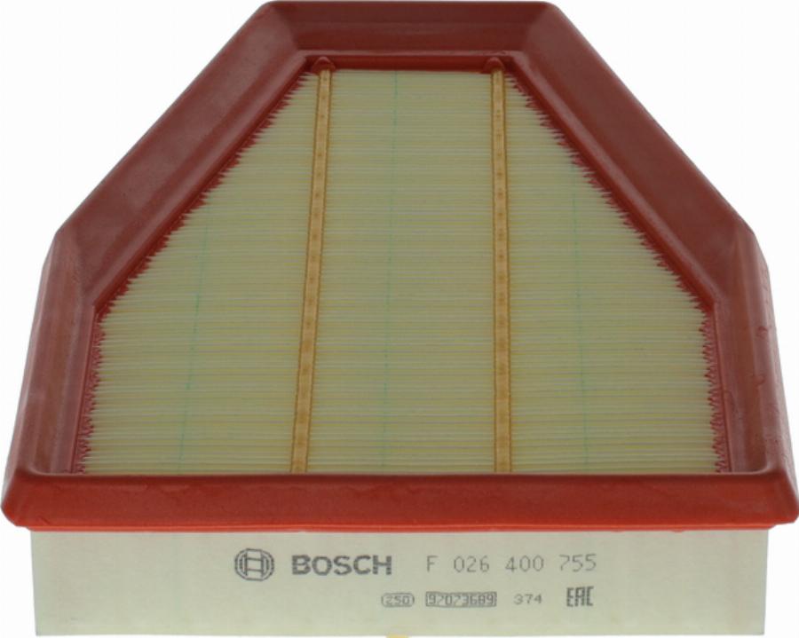 BOSCH F 026 400 755 - Filtro aria autozon.pro