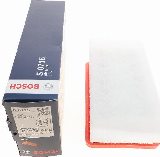 BOSCH F 026 400 715 - Filtro aria autozon.pro