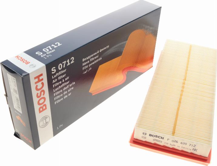 BOSCH F 026 400 712 - Filtro aria autozon.pro