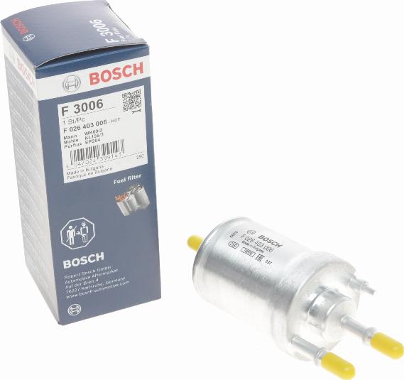 BOSCH F 026 403 006 - Filtro carburante autozon.pro