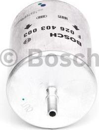 BOSCH F 026 403 003 - Filtro carburante autozon.pro