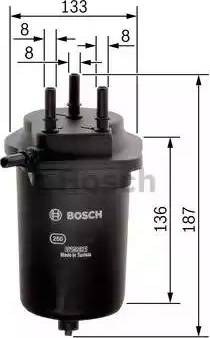 BOSCH F 026 402 091 - Filtro carburante autozon.pro