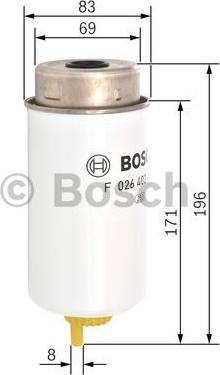 BOSCH F 026 402 040 - Filtro carburante autozon.pro