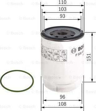 BOSCH F 026 402 039 - Filtro carburante autozon.pro