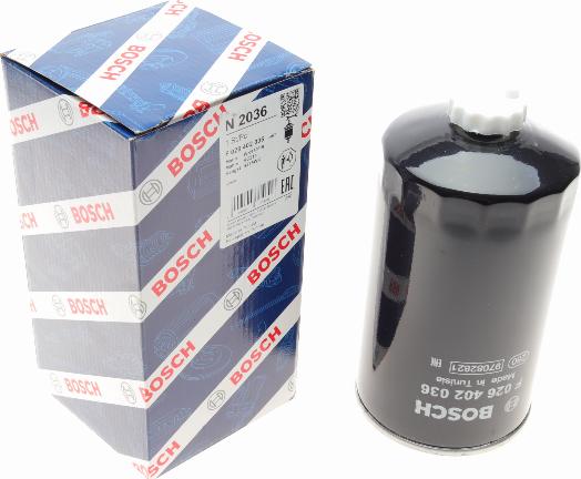 BOSCH F 026 402 036 - Filtro carburante autozon.pro