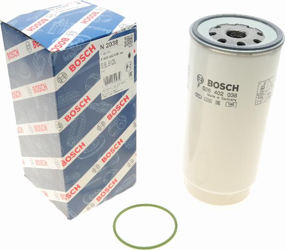 BOSCH F 026 402 038 - Filtro carburante autozon.pro