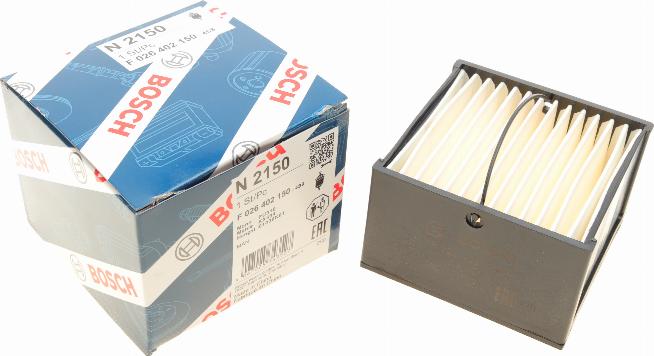 BOSCH F 026 402 150 - Filtro carburante autozon.pro