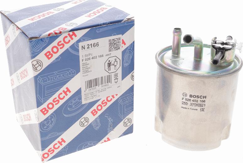 BOSCH F 026 402 166 - Filtro carburante autozon.pro