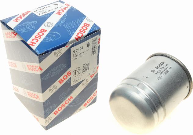 BOSCH F 026 402 104 - Filtro carburante autozon.pro