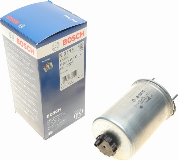 BOSCH F 026 402 113 - Filtro carburante autozon.pro