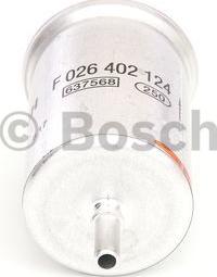 BOSCH F 026 402 124 - Filtro carburante autozon.pro