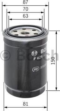 BOSCH F 026 402 127 - Filtro carburante autozon.pro