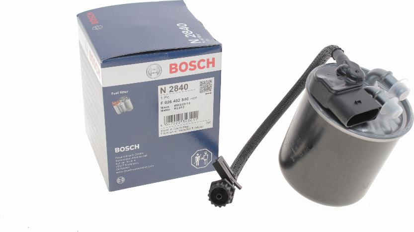 BOSCH F 026 402 840 - Filtro carburante autozon.pro