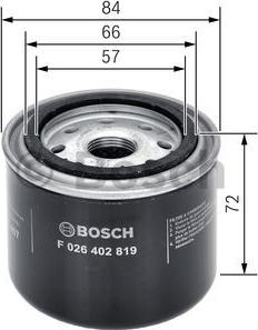 BOSCH F 026 402 819 - Filtro carburante autozon.pro