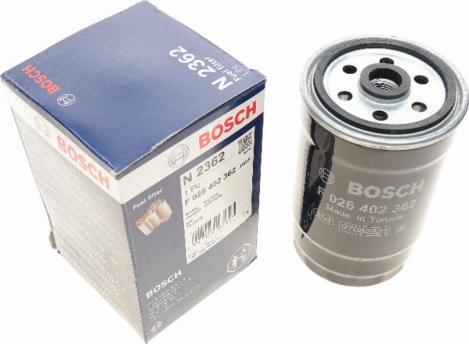 BOSCH F 026 402 362 - Filtro carburante autozon.pro