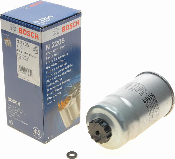 BOSCH F 026 402 206 - Filtro carburante autozon.pro