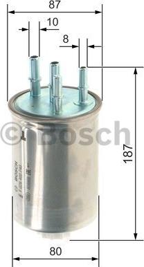 BOSCH F 026 402 740 - Filtro carburante autozon.pro