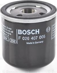 BOSCH F 026 407 005 - Filtro olio autozon.pro