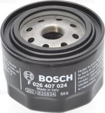 BOSCH F 026 407 024 - Filtro olio autozon.pro