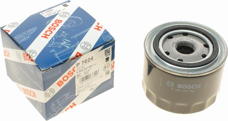 BOSCH F 026 407 024 - Filtro olio autozon.pro