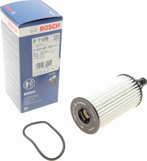 BOSCH F 026 407 199 - Filtro olio autozon.pro