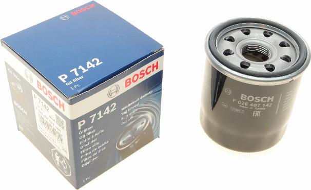 BOSCH F 026 407 142 - Filtro olio autozon.pro