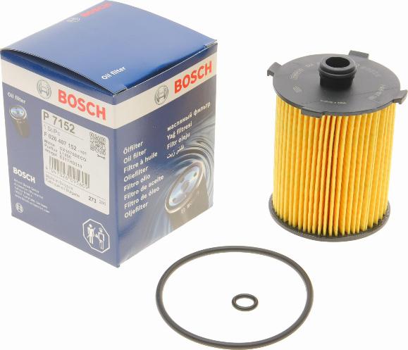 BOSCH F 026 407 152 - Filtro olio autozon.pro