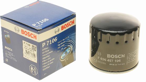 BOSCH F 026 407 106 - Filtro olio autozon.pro