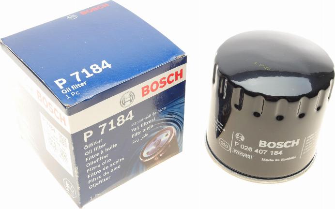 BOSCH F 026 407 184 - Filtro olio autozon.pro