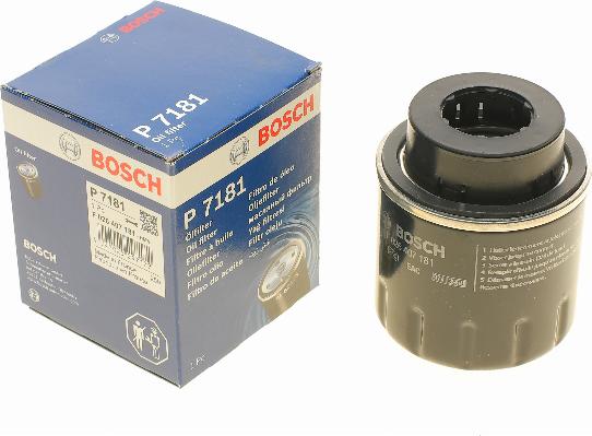 BOSCH F 026 407 181 - Filtro olio autozon.pro