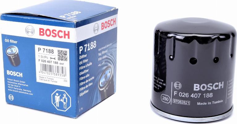 BOSCH F 026 407 188 - Filtro olio autozon.pro