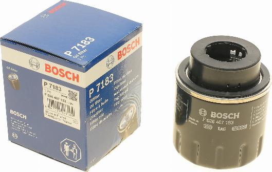 BOSCH F 026 407 183 - Filtro olio autozon.pro