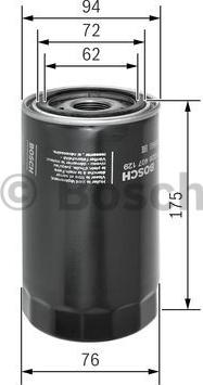 BOSCH F 026 407 129 - Filtro olio autozon.pro